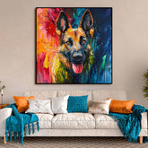Toile - Color Dog